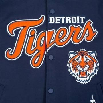 Detroit Tigers Current Logo Game Day Navy Jacket Detroit Tigers Current Logo Game Day Navy Jacket