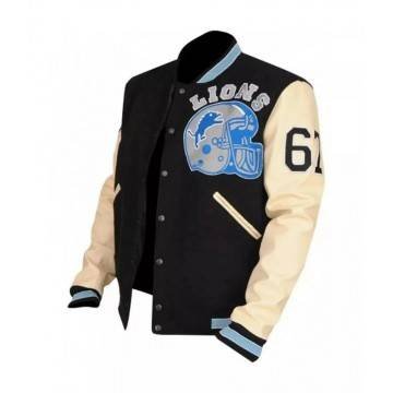 Eddie Murphy Detroit Lions Axel Foley Varsity Jacket