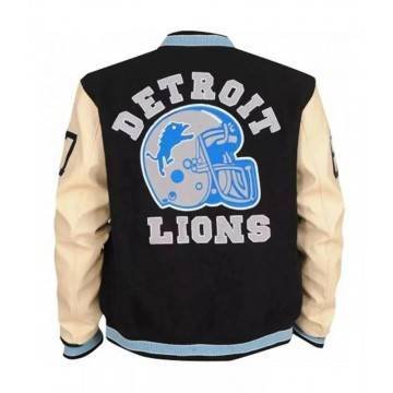 Eddie Murphy Detroit Lions Axel Foley Varsity Jacket