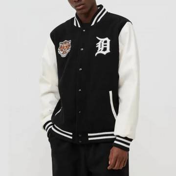 Detroit Tigers Wordmark Varsity Jacket