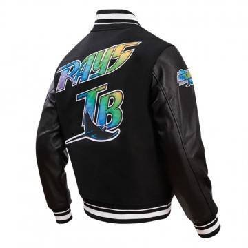 Tampa Devil Rays Retro Classic Rib Varsity Jacket