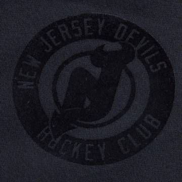 New Jersey Devils Black Striped Fleece Jacket New Jersey Devils Black Striped Fleece Jacket