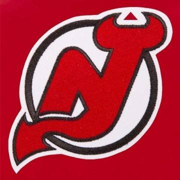 Black/Red New Jersey Devils Youth Poly-Twill Jacket Black/Red New Jersey Devils Youth Poly-Twill Jacket