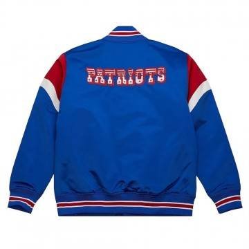 New England Patriots Midweight Royal Satin Jacket