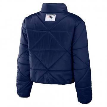 Women’s New England Patriots Puffer Cropped Jacket Women’s New England Patriots Puffer Cropped Jacket