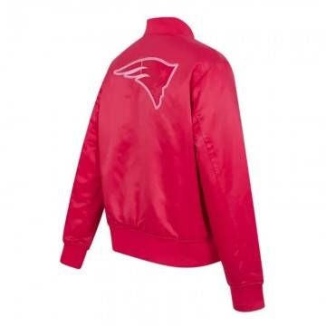 New England Patriots Pink Satin Jacket