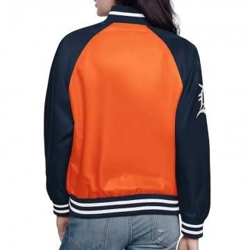 Detroit Tigers Orange/Navy Varsity Jacket