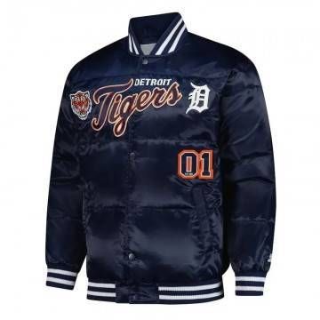 Detroit Tigers Navy Satin...
