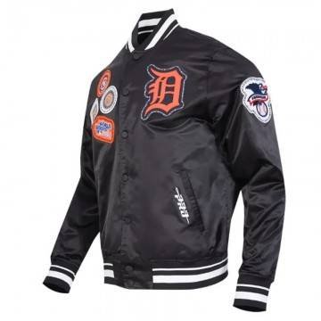 Detroit Tigers DIY Pick Stitch Satin Jacket