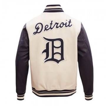 Retro Detroit Tigers Classic Rib Varsity Jacket