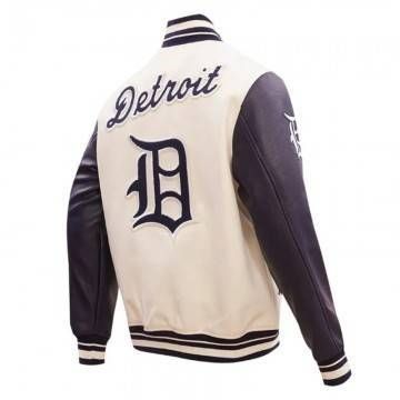 Retro Detroit Tigers Classic Rib Varsity Jacket