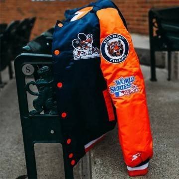 Mopkins Detroit Tigers 1984 World Series Jacket Mopkins Detroit Tigers 1984 World Series Jacket