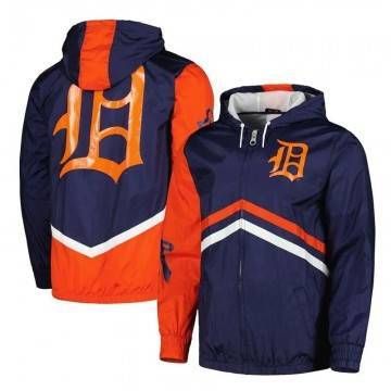 Detroit Tigers Undeniable Navy Windbreaker