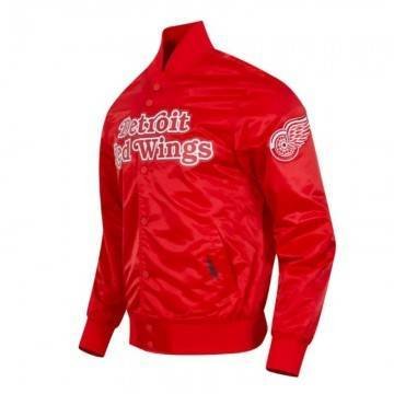 Detroit Red Wings Classic Satin Jacket