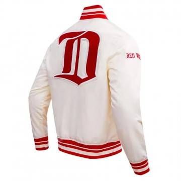 Detroit Red Wings Retro Classic Rib Satin Jacket