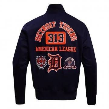Detroit Tigers Area Code Navy Jacket