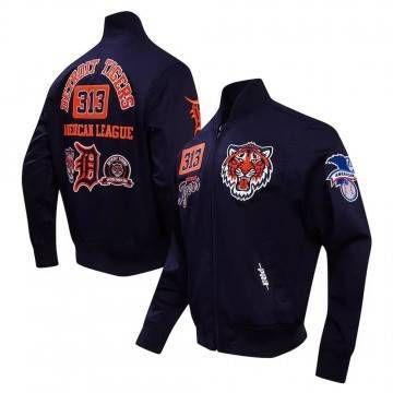 Detroit Tigers Area Code Navy Jacket