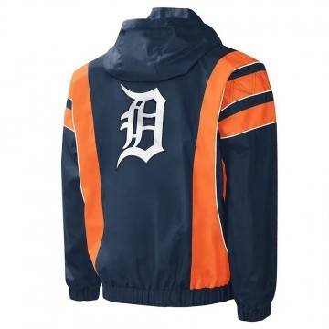Impact Detroit Tigers Half-Zip Hoodie Jacket Impact Detroit Tigers Half-Zip Hoodie Jacket