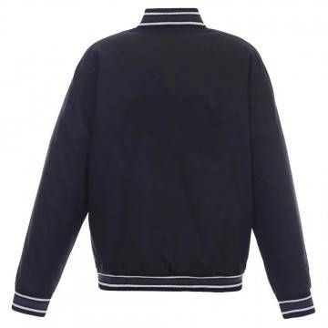 Detroit Pistons Navy Poly Twill Jacket