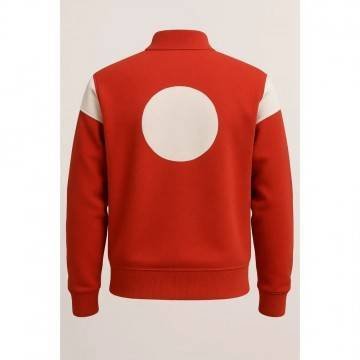 Men's Squid Game Player 230 Red Wool Tracksuit Jacket