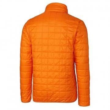 Detroit Tigers Puffer Full-Zip Orange Jacket