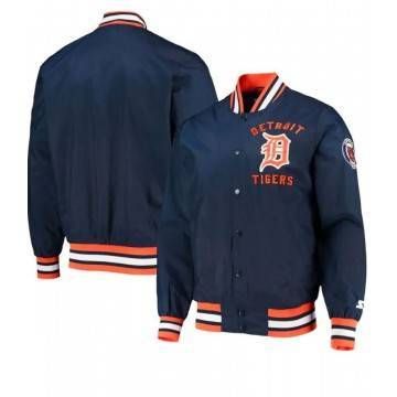 Bomber Detroit Tigers Starter Blue Jacket