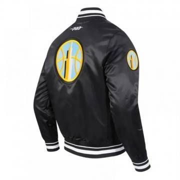 Vintage Chicago Sky Classic Rib Satin Jacket