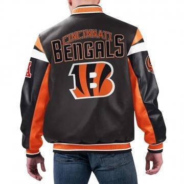 Cincinnati Bengals Black Varsity Jacket