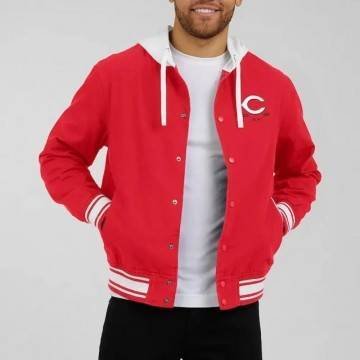 Cincinnati Reds Hooded Jacket Cincinnati Reds Hooded Jacket