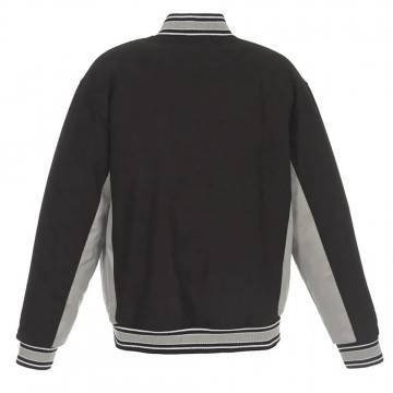 Colorado Rockies Gray and Black Varsity Wool Jacket