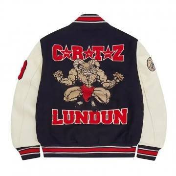 Corteiz Goat Varsity Jacket Corteiz Goat Varsity Jacket