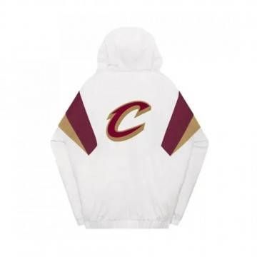 Cleveland Cavaliers Breakaway White Hoodie Jacket
