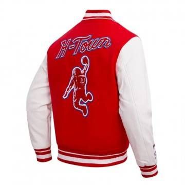 Classic Rib Houston Rockets Varsity Jacket