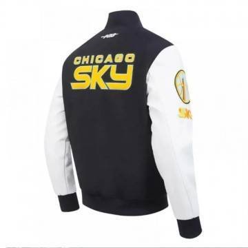 Classic Chenille Chicago Sky Varsity Jacket Classic Chenille Chicago Sky Varsity Jacket