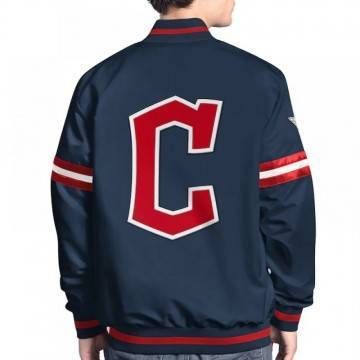 Cleveland Guardians Varsity Scout Satin Jacket
