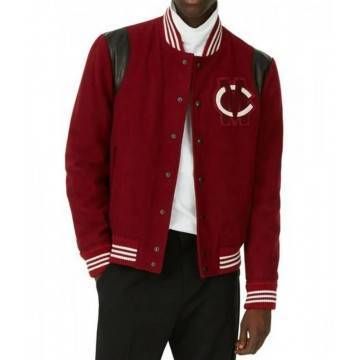 Club Monaco The Perfect Varsity Red Wool Jacket Club Monaco The Perfect Varsity Red Wool Jacket
