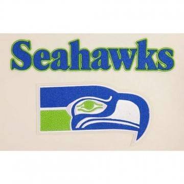 Seattle Seahawks Cream Retro Varsity Jacket Seattle Seahawks Cream Retro Varsity Jacket