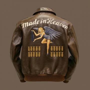 Chris Redfield Brown Leather Jacket