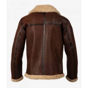 Dark Winds Zahn McClarnon Shearling Leather Jacket Dark Winds Zahn McClarnon Shearling Leather Jacket