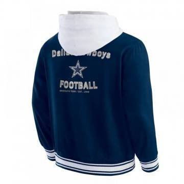 Dallas Cowboys Navy Cotton Hooded Jacket