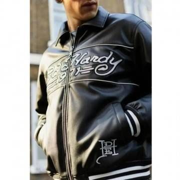 Ed Hardy 1971 Leather Jacket