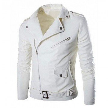 Jughead's South Side Serpents Riverdale Snake Poison White Leather Jacket Jughead's South Side Serpents Riverdale Snake Poison White Leather Jacket