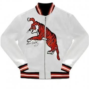 Elvis Tiger White Satin...