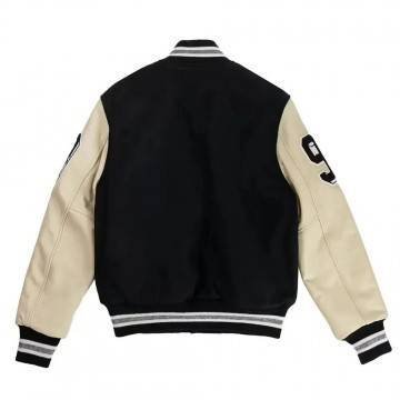 Eric Emanuel Letterman Wool/Leather Jacket