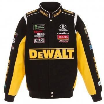 Erik Jones Dewalt NASCAR Cotton Jacket