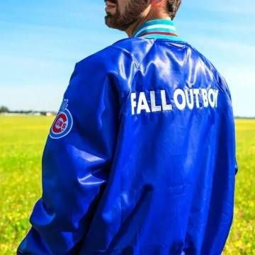 Fall Out Boy Iowa Cubs Heaven Iowa Satin Jacket