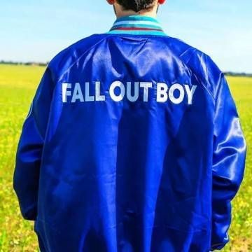 Fall Out Boy Iowa Cubs Heaven Iowa Satin Jacket