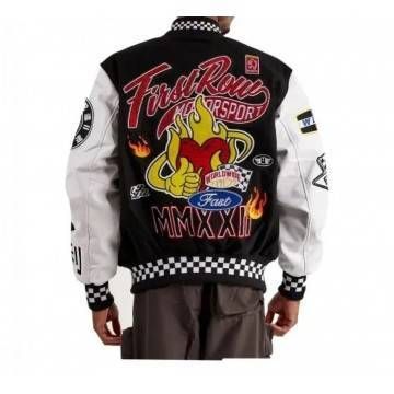 First Row Motorsport Varsity Jacket First Row Motorsport Varsity Jacket