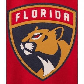 Florida Panthers Varsity Red and White Jacket Florida Panthers Varsity Red and White Jacket