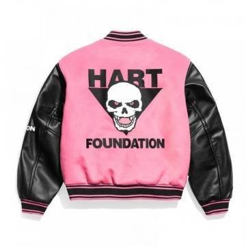 Foundation Bret Hart Varsity Jacket Foundation Bret Hart Varsity Jacket